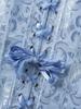 Corsetto in Raso con Bordino in Pizzo Stile Corte: Guaina modellante con supporto lombare e controllo addominale