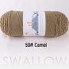 Large Skein 5-Ply Milk Cotton Yarn: Luxurious Plush for Doll Making & Seat Cushions, Available in 80 Colors