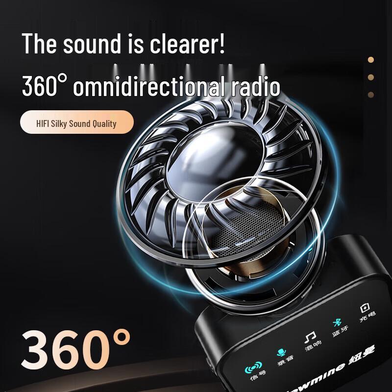 Newsmy Wireless Lavalier Microphone