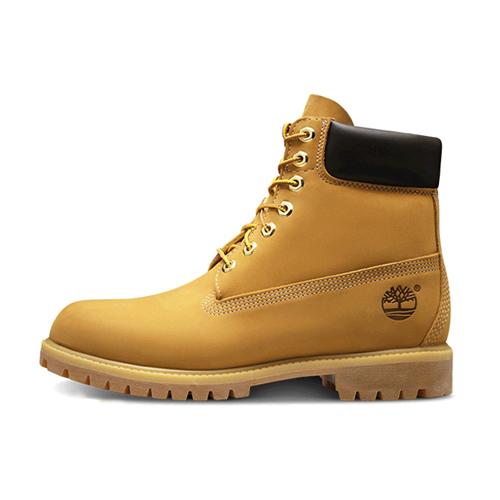 Timberland Premium Mens Yellow Boots Classic Waterproof Wide 10061W