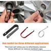 Car Wheel Lug, Bolt Nut Cover Cap, Wheel Nut Cap Remover, Set of 3,