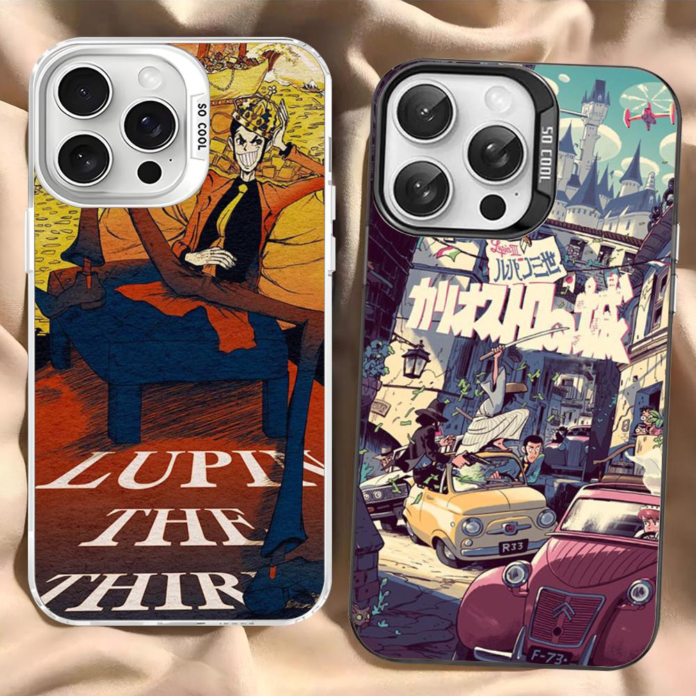 Lupin The Third Anime Phone Case For IPhone 16 15 14 13 12 11 Pro Max X XR XSMAX 8 7 Plus Matte Shockproof Back Cover