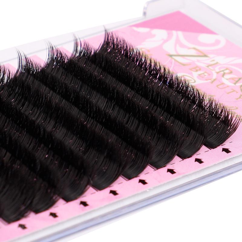 

V-Shaped Natural Nude Grafting False Eyelashes - 0.15 Flat Hair 0.15C-9mm V-shape