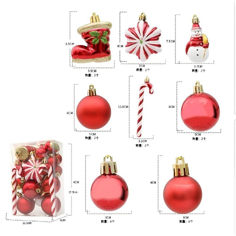 Christmas Candy Crutch Lollipop Party Decoration Christmas Ball Hanging Pendant Ornament Red White Candy Lollipop Cane Decors