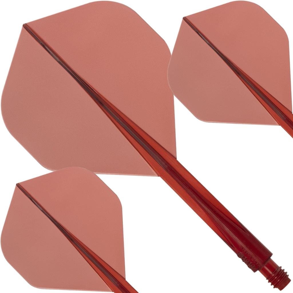 CONDOR AXE STD XL Clear Red Condor Axe Dart Flights