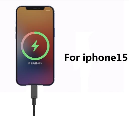 1.8m Nylon USB-C Type C Data Cable Fast Charging Fast Charger for iPhone 15 Braid Printer Computer Barcode Scanner