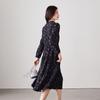 SOFSIL French Elegant Floral V-Neck Midi Dress