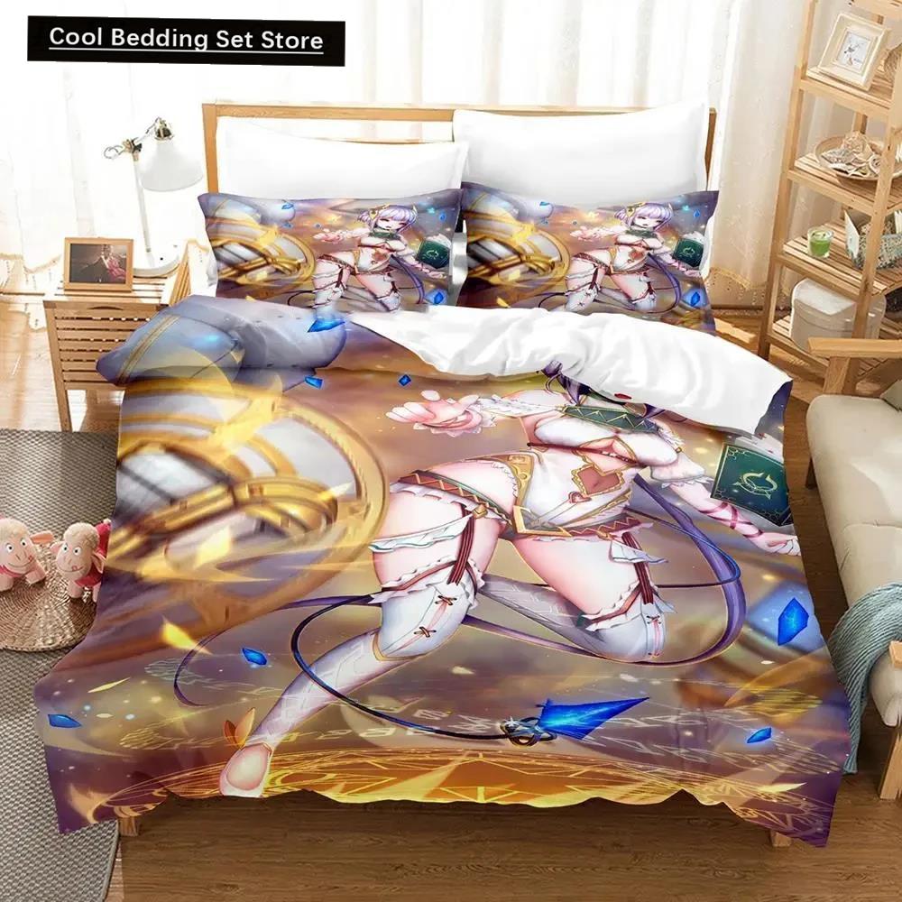 3D Print Anime Atelier Sophie Bedding Set Duvet Cover Bed Set Quilt Cover Pillowcase Comforter King Queen Size Home Textiles