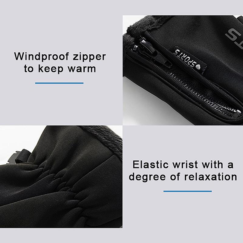 Winter Gloves For Men Women Warm Gloves Touchscreen Rainproof Hiking Skiing Fishing Cycling Snowboard Non-Slip Gloves
