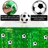 Uscam World Cup Green Rain Silk Table Skirt Birthday Party Decoration Diy Football Sticker Fringed Table Curtain