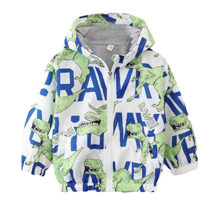 

Детская куртка на молнии с капюшоном, весна-осень, детское ветрозащитное пальто с рисунком из мультфильмов 130