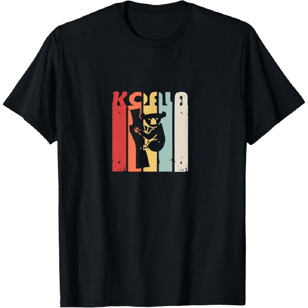 Funny Koala Bear Vintage Retro TShirt - 70s 80s Style Gift T-Shirt S