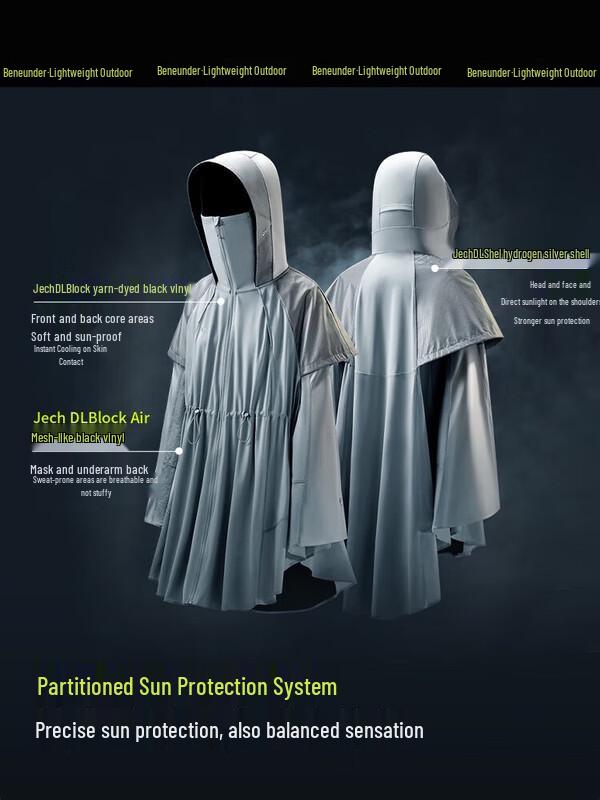 Beneunder Women s Extra Long UV Protection Sun Jacket