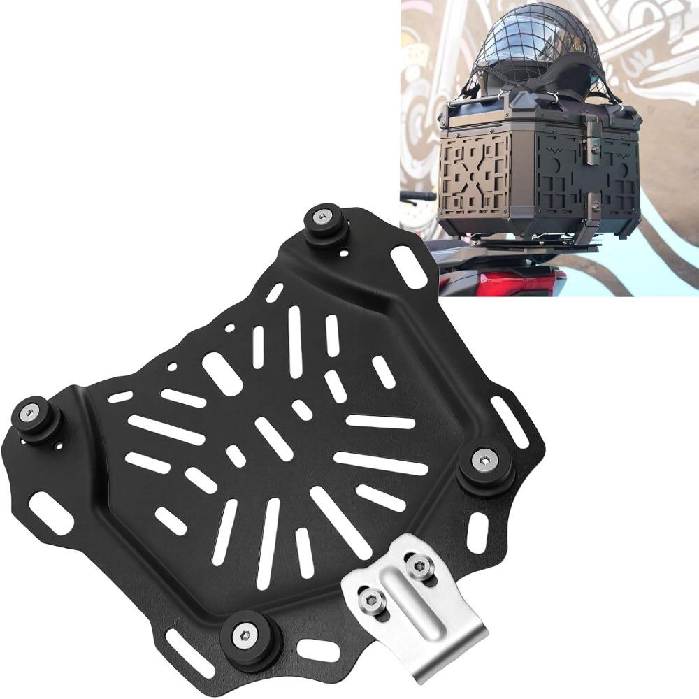Carbon Steel Motorcycle Tail Box Base Paint Coat Finish Quick Release Base Plate Rear Tail Box Use