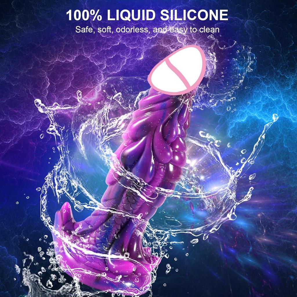 Dragon Scale Anal Plug for Men and Women - Silicone BDSM Dilator and Masturbator Toy