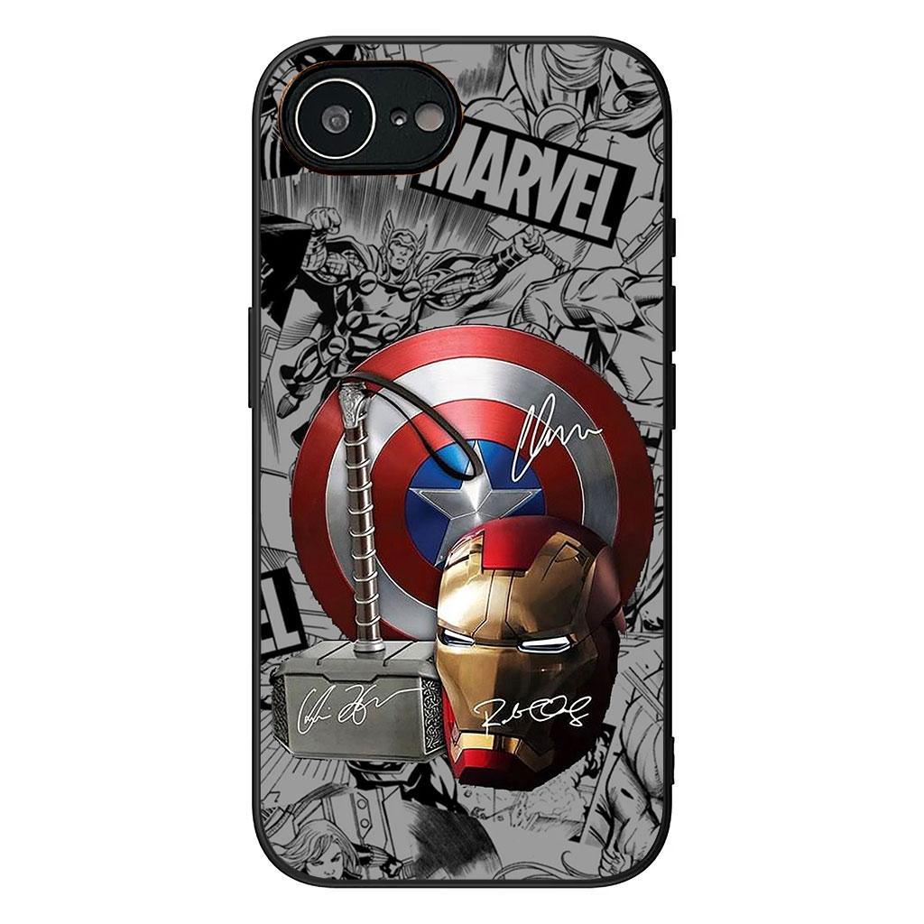 Captain Marvel America Shield Phone Cover for Samsung Galaxy A56 A26 A36 A10 A20 A30 A31 A32 A50 A51 A52 A53 A33 A12 A14 Case