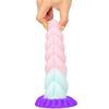 Women's Hemp Rope New Anal Plug Special-shaped Silicone Penis Soft Mixed Color Simulation Masturbator