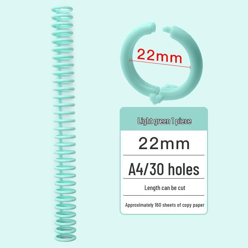 30-Loch A4 Kunststoff-Binderinge für Loseblatt