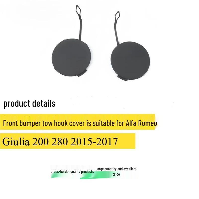 Front Bumper Tow Hook Cover for Alfa Romeo Giulia (2015-2022) #156107993