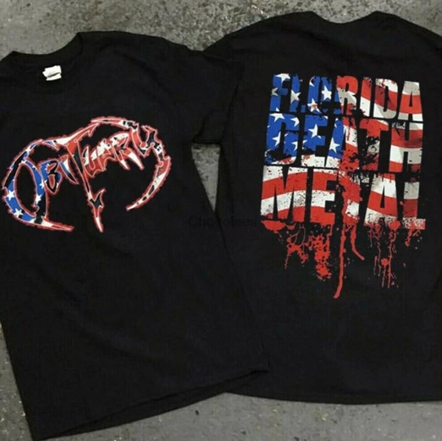

Vintage 90s Obituary Florida Death Metal T-shirt, size S-4XL 2XL