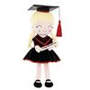 Bambola Ragazza Diploma 16", Peluche con Tocco e Toga, Regali per Diploma Scuola Materna ed Elementare, per Bambini dai 2 agli 8 Anni, Morbido Souvenir