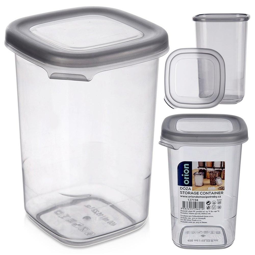 Container for loose products with lid 450 ml