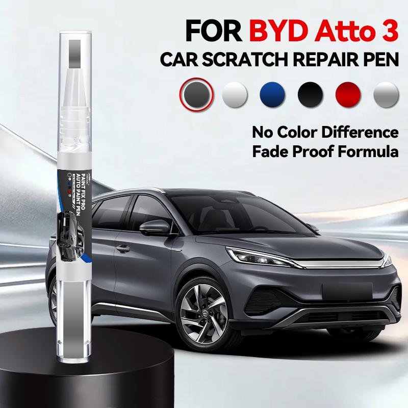 Pro BYD Atto 3 2022-2025 D40 Opravná tužka na lak Touch Up Odstraňovač škrábanců DIY Auto doplňky Černá Bílá Modrá Zelená Šedá Fialová