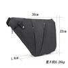 Vankii TM Men's Chest Bag, Crossbody, Storage, Leisure, Sports, Slim, Comfortable, Carrying, Left or Right Shoulder Style