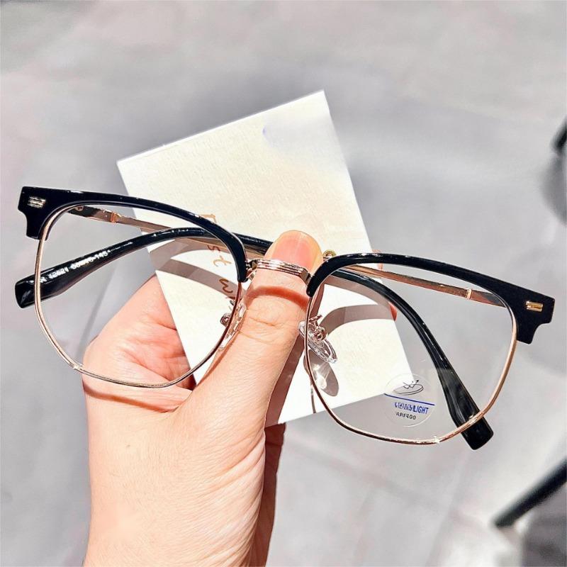 

Мужские очки в полуоправе Sven, женские очки в художественной ретро-оправе с защитой от синего света и возможностью очков для близорукости