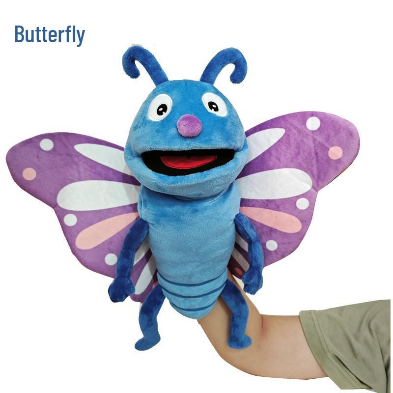 Cartoon Animal Hand Puppet Plush Doll for Kids' Interactive Play