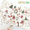 Enamel Alloy Fashion Jewelry Bracelet Pendant DIY Craft Christmas Charms Set Xmas Tree Hanging