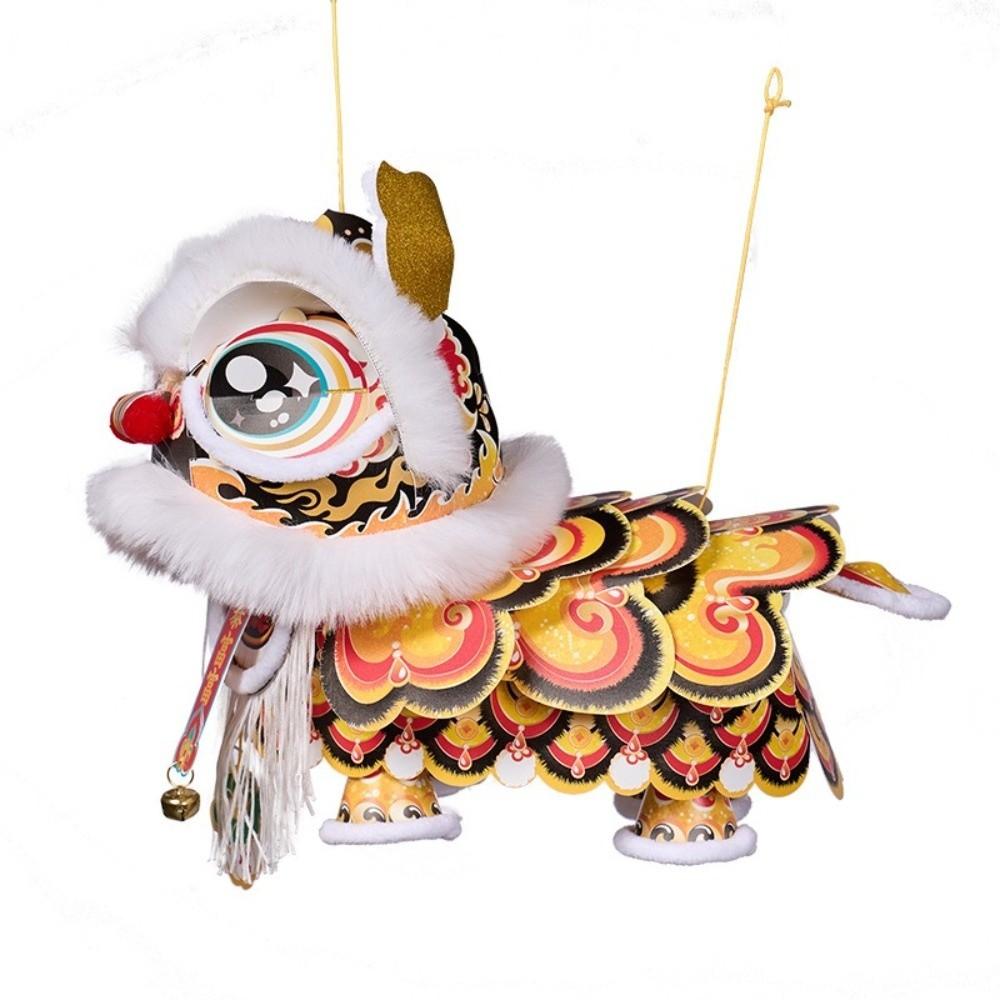 Wodoodporny Noworoczny Lampion Lwa Tanecznego Zestaw Materiałów DIY Ręcznie Robiony Lampion Chiński Nowy Rok