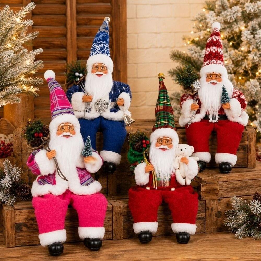 Window Display Decor Christmas Santa Doll 40cm Christmas Figurine  Christmas Home Decor