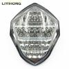 For Suzuki GSXR1000 GSX-R 1000 K3 K4 2003 2004 E-Mark Rear Tail Light Brake Turn Signals Integrated LED Light