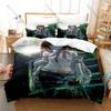 Time Travel Anime Bedding Set, Duvet Cover + 2 Pillowcases, Steins Gate Design, Comfortable Home Textiles