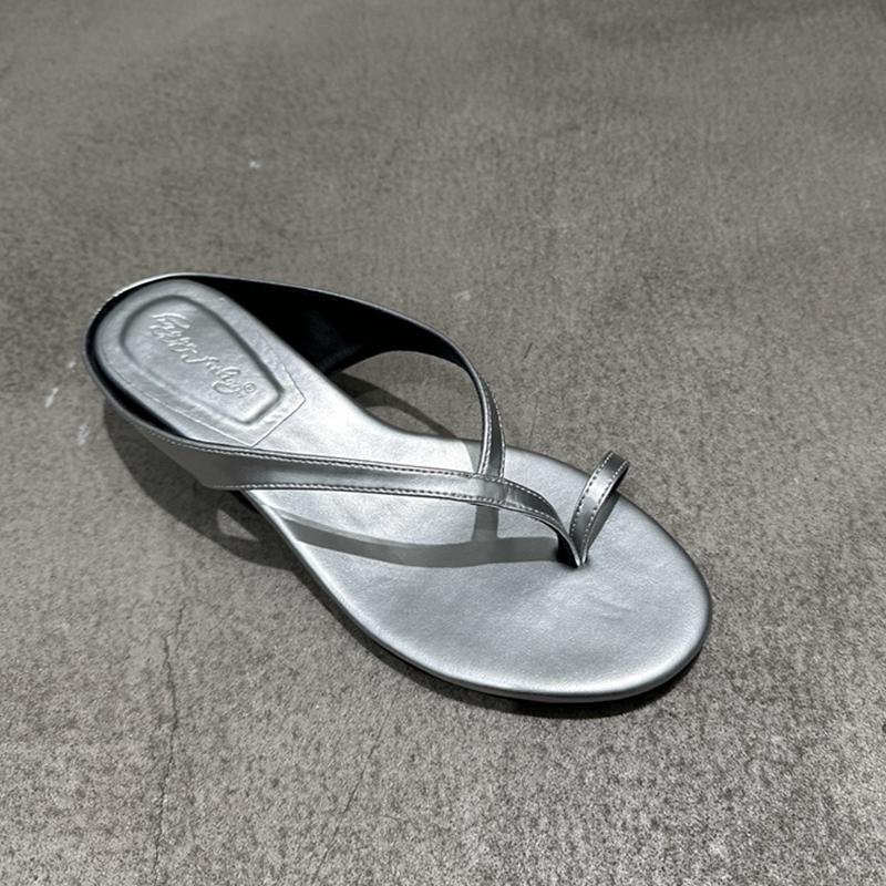 Fashion SUOJIALUN 2025 Summer New Brand Women Slipper Fashion Narrow Band Ladies Elegant Flip Flop Square Low Heel Dress Slides Shoes