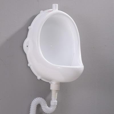 Wall-Mounted Men Urinal with Hose Splash-Proof Easy Installation Reusable Temporary Construction Site Urinal Waterless Urinal Diverter