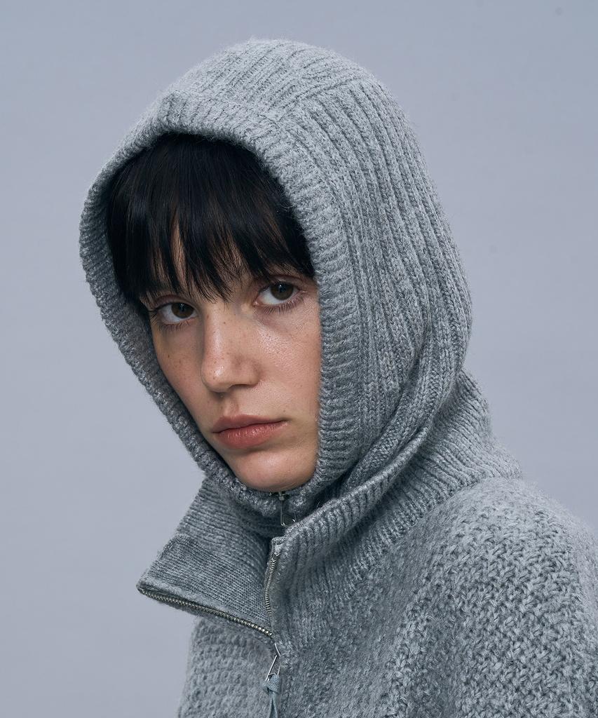 PARTIMENTO WOMEN Knit Balaclava_Melange