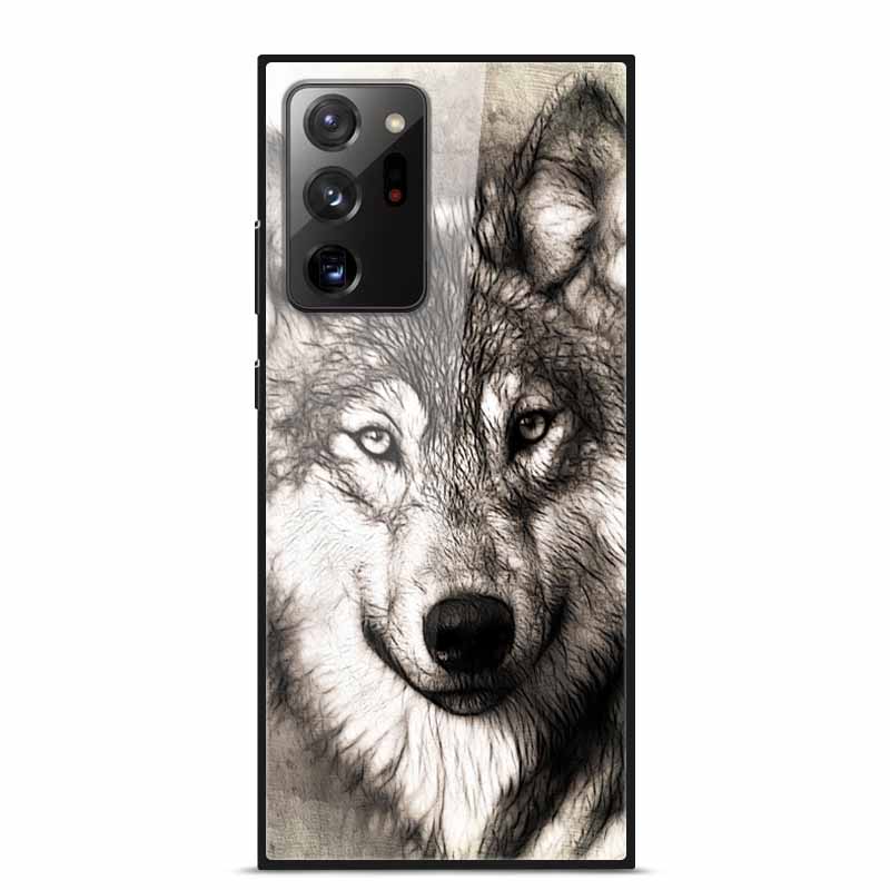 Glass Back Cover For Samsung Note 20 Ultra Case Tempered Glass Case For Samsung Galaxy S21 Ultra Case S 21 Note20 Ultra Funda
