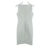 Emporio Armani No sleeve one piece 38 Gray Back zip Women Used