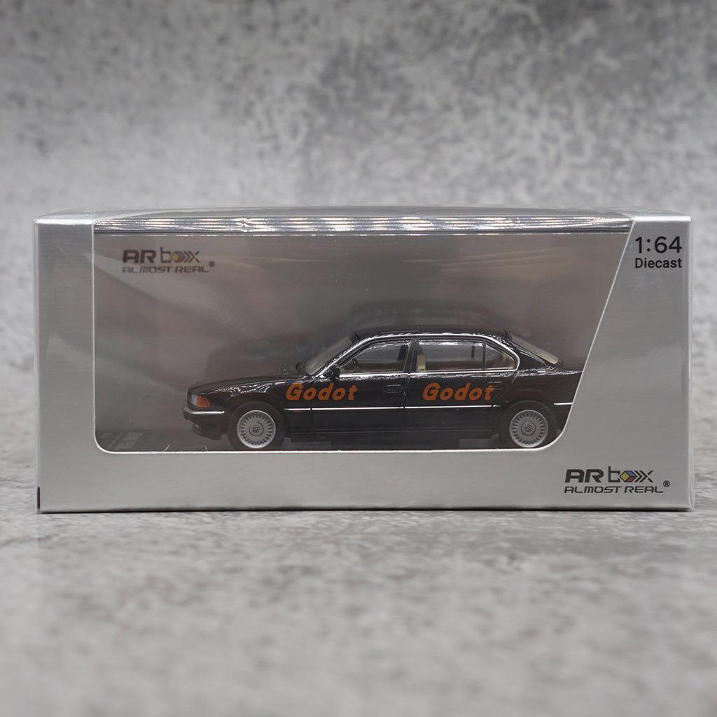 AR-Box 1:64er Maßstab Diecast Legierung BMW 750iL E38 Limousine Spielzeugautos Modell Klassiker Nostalgie Geschenke für Erwachsene Souvenir Statische Ausstellung