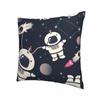 Polyester Zippered Cushion Cover Magical Cartoon Space Galact Soft Decorative Pillowcase for Home 45x45cm