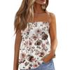 Women's Fashionable And Sexy Backless Elastic Floral Print Strapless Slimming T-shirt Top