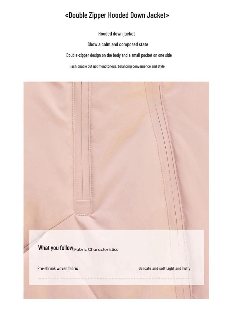 TaChi Women's 90% Down Sporty Hooded Puffer Jacket