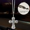 Rhinestone Car Hanging Ornament Bling Pendant for Rearview Mirror Sparkling Decoration for Bag