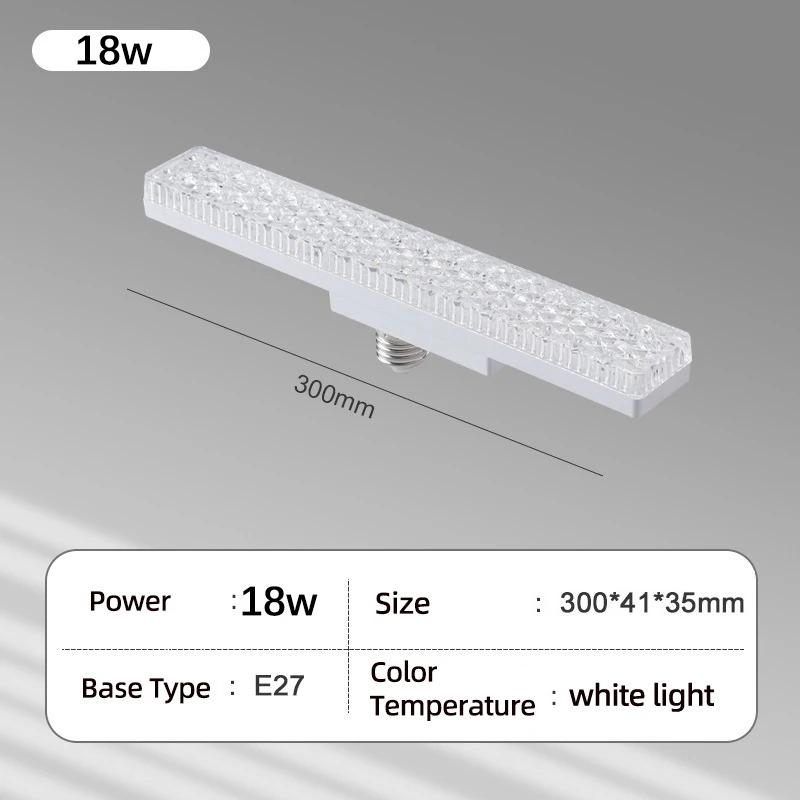 New LED ceiling light crystal E27 bulb 18W 24W pendant light AC220V 110V living room, bedroom, corridor, indoor lighting
