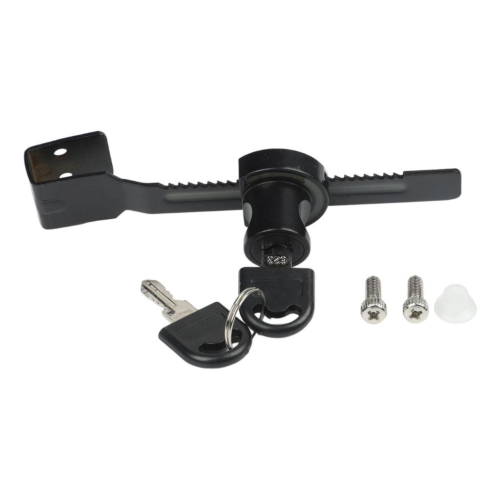 Punch Sliding Glass Door Lock for 12mm Thick Glass Clamp Zinc Alloy No Drilling Installation Luminous Positioning Feature