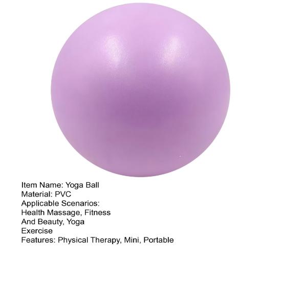 Yousheng Small Pilates Exercise Ball Pelvic Floor Muscle Barre Yoga Core Strength Physical Therapy Stability Fitness Ball Home Gym Mini Workout