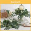 Candle Leaf Wreath Base With Polyester Material For Party And Home Styling