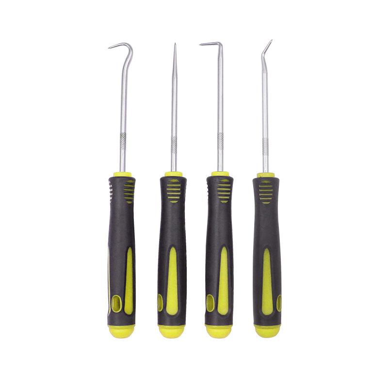 4Pcs Car Vehicle Oil Seal Screwdrivers Pick Hook Set Car Auto Oil Seal O-Ring Seal Gasket Pick Puller Remover Auto Repair Tools